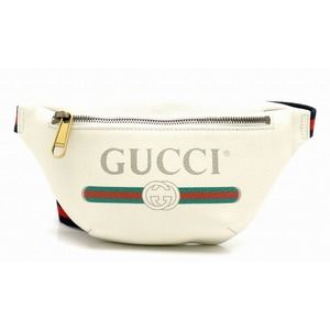 Gucci Gucci Print Belt Bag Leather Off-White